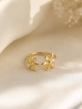 Twin Bloom Ring