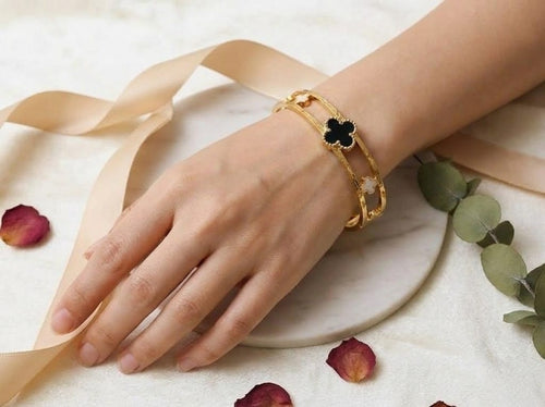 Black Clover Gold Bangle