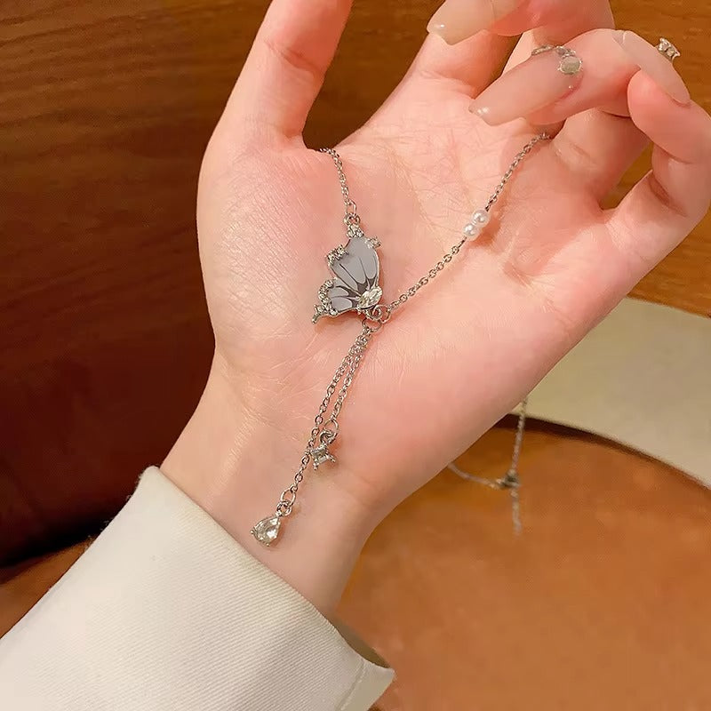 Butterfly Wings Drop Necklace – Dainty Anti Tarnish Jewelry for Women