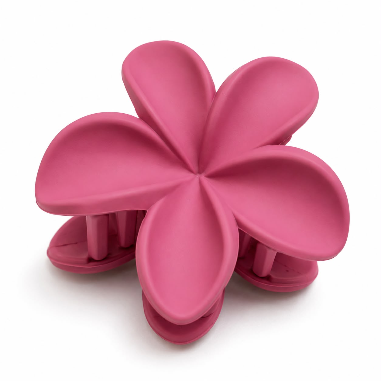 Matte Dusty Rose Flower Hair Clutch