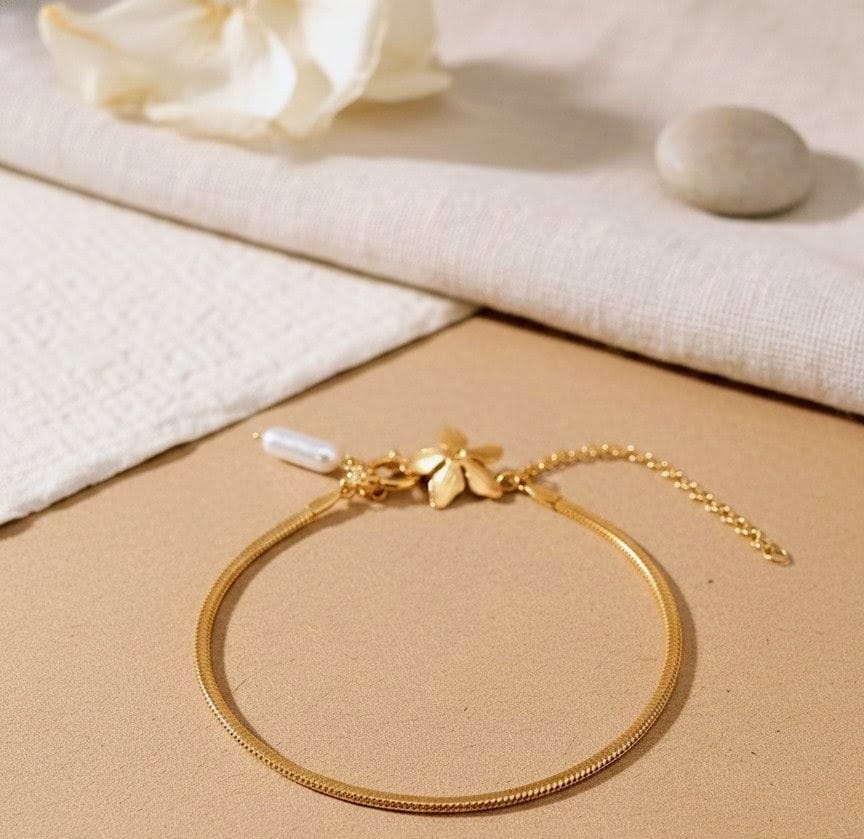 Floral Snake Bracelet