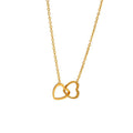 Linked Hearts Necklace – Anti Tarnish Minimal Love Jewelry for Women