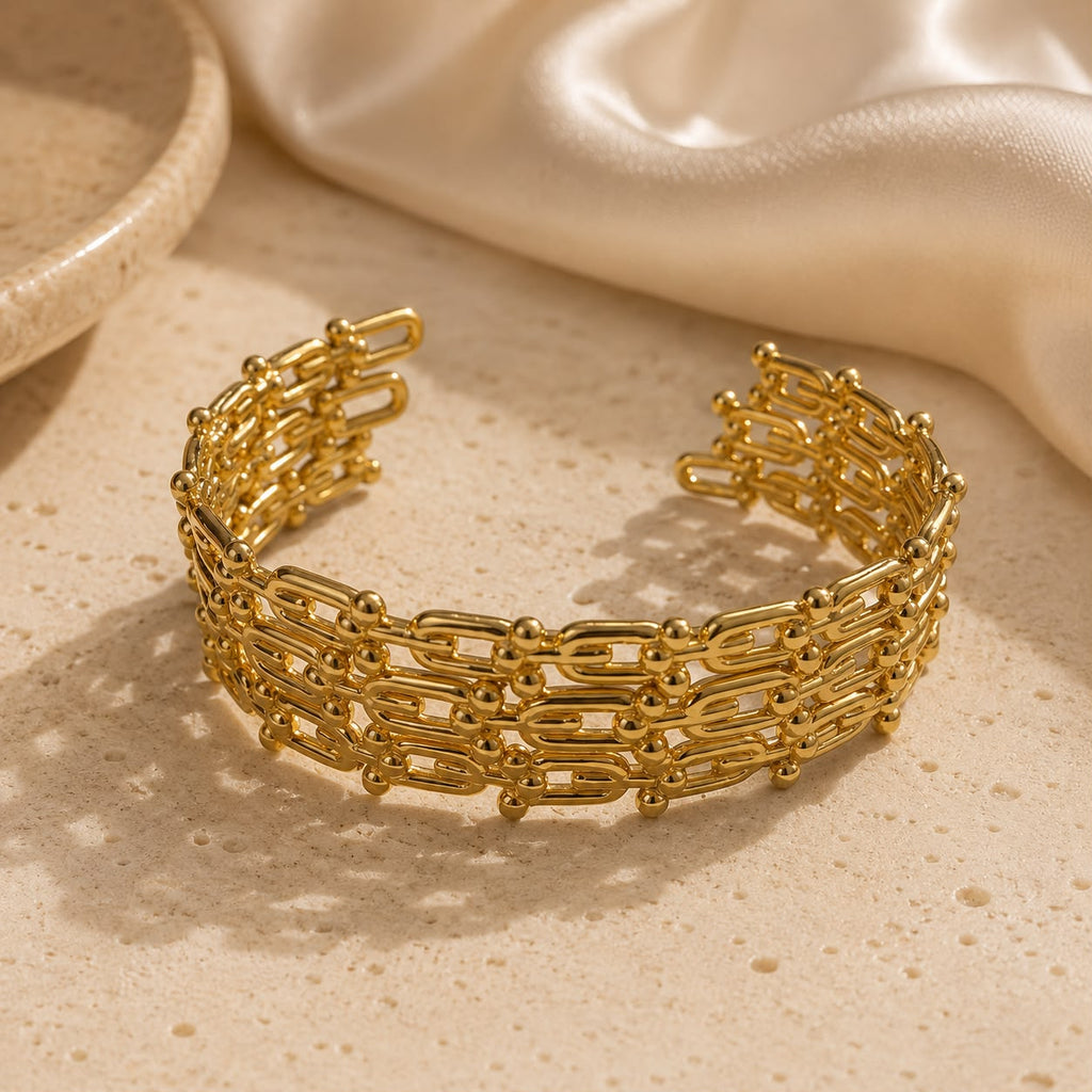 Layered Link Bangle
