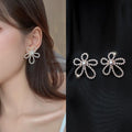 Pearl Bloom Flower Earrings – Dainty Floral Pearl Jewelry for Women