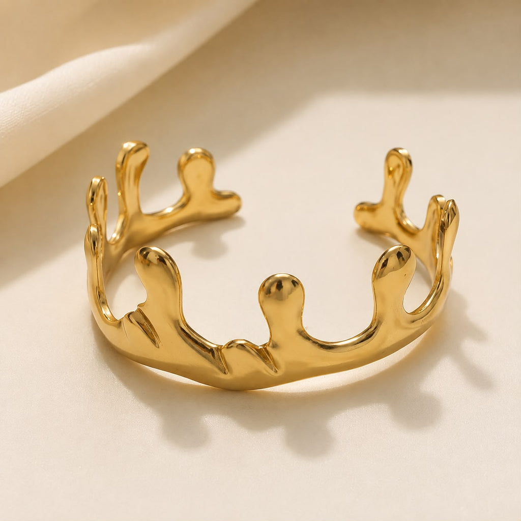 Molten Crown Bangle