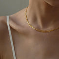 Multi Layer Gold Chain Necklace – Anti Tarnish Layered Jewelry Women