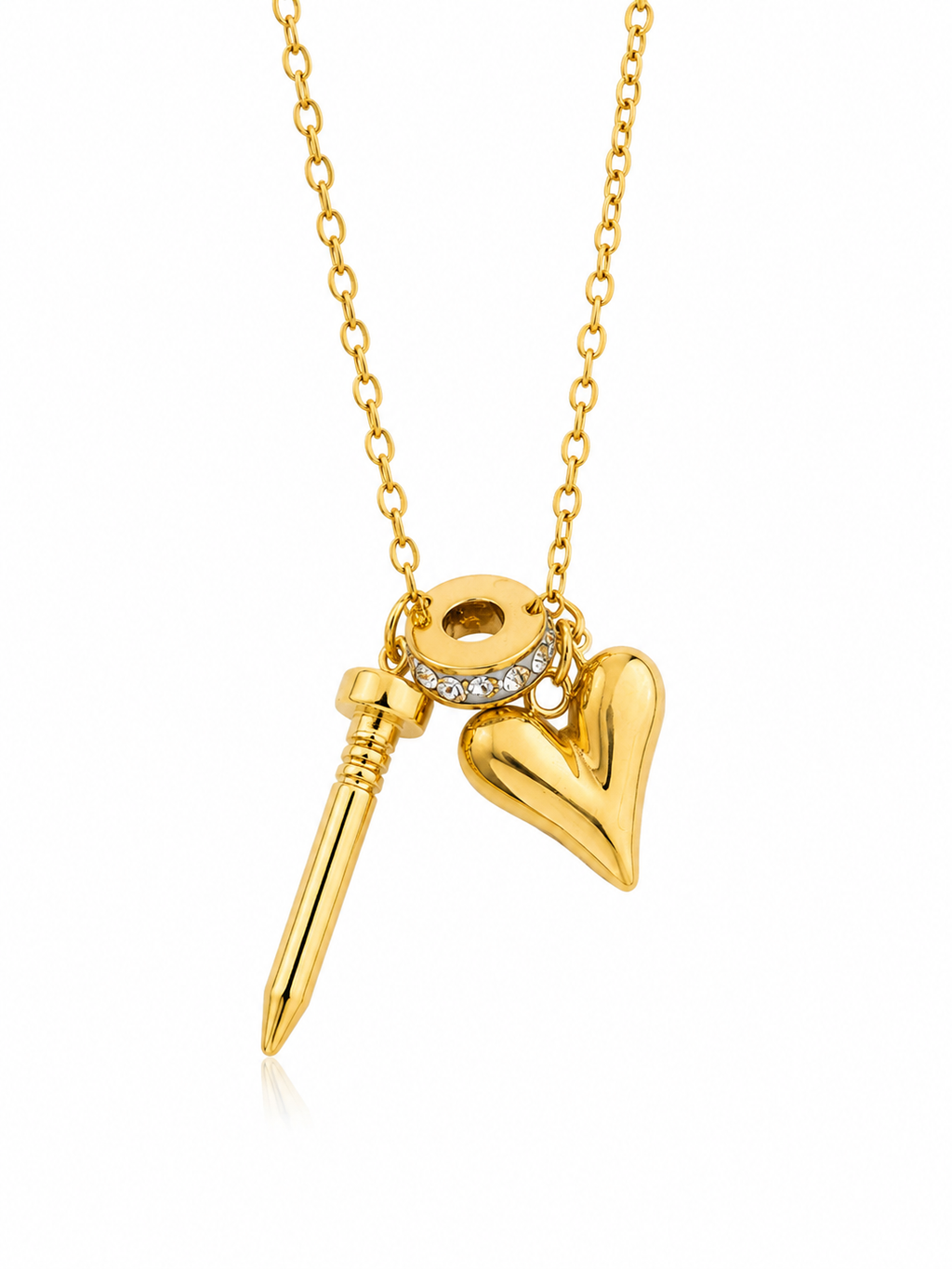 Love Lock Charm Necklace – Anti Tarnish Gift Jewelry
