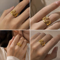 Tropical Escape Statement Ring