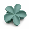 Matte Sage Green Flower Hair Clutch