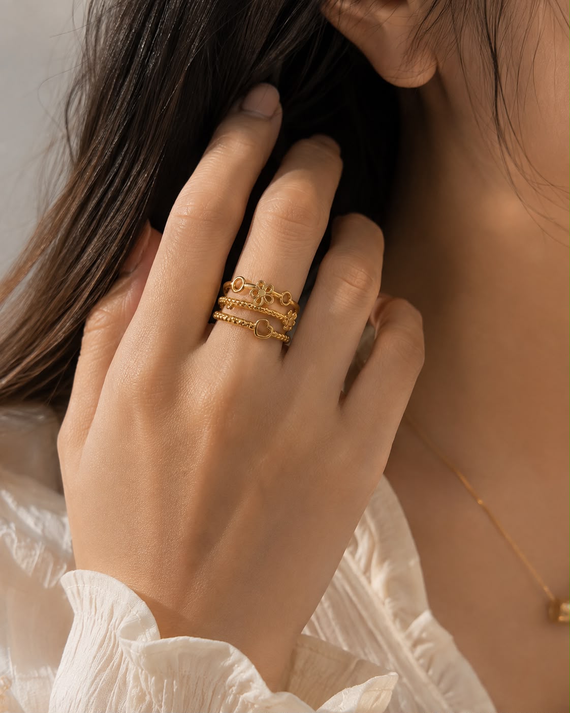 Love & Bloom Layered Ring