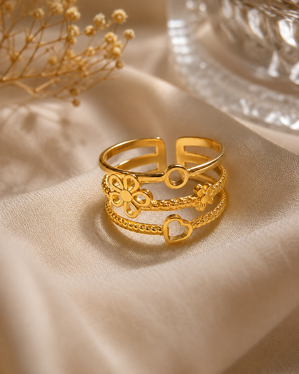 Love & Bloom Layered Ring