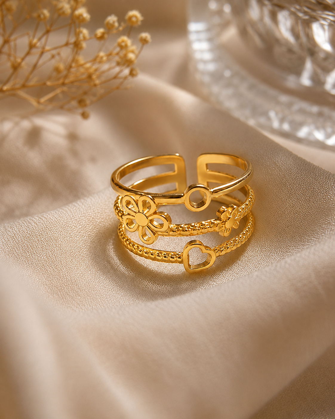 Love & Bloom Layered Ring