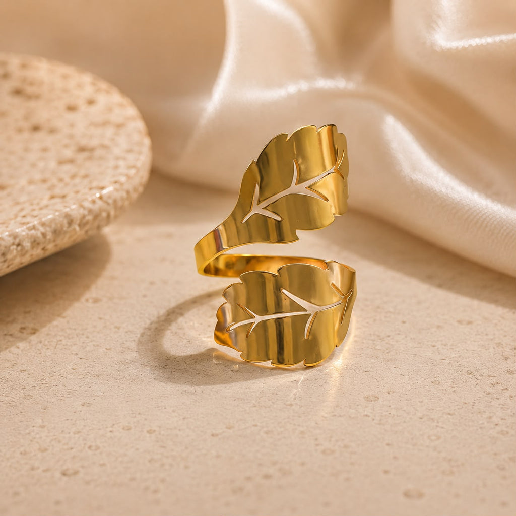 Leaf Vine Statement Ring