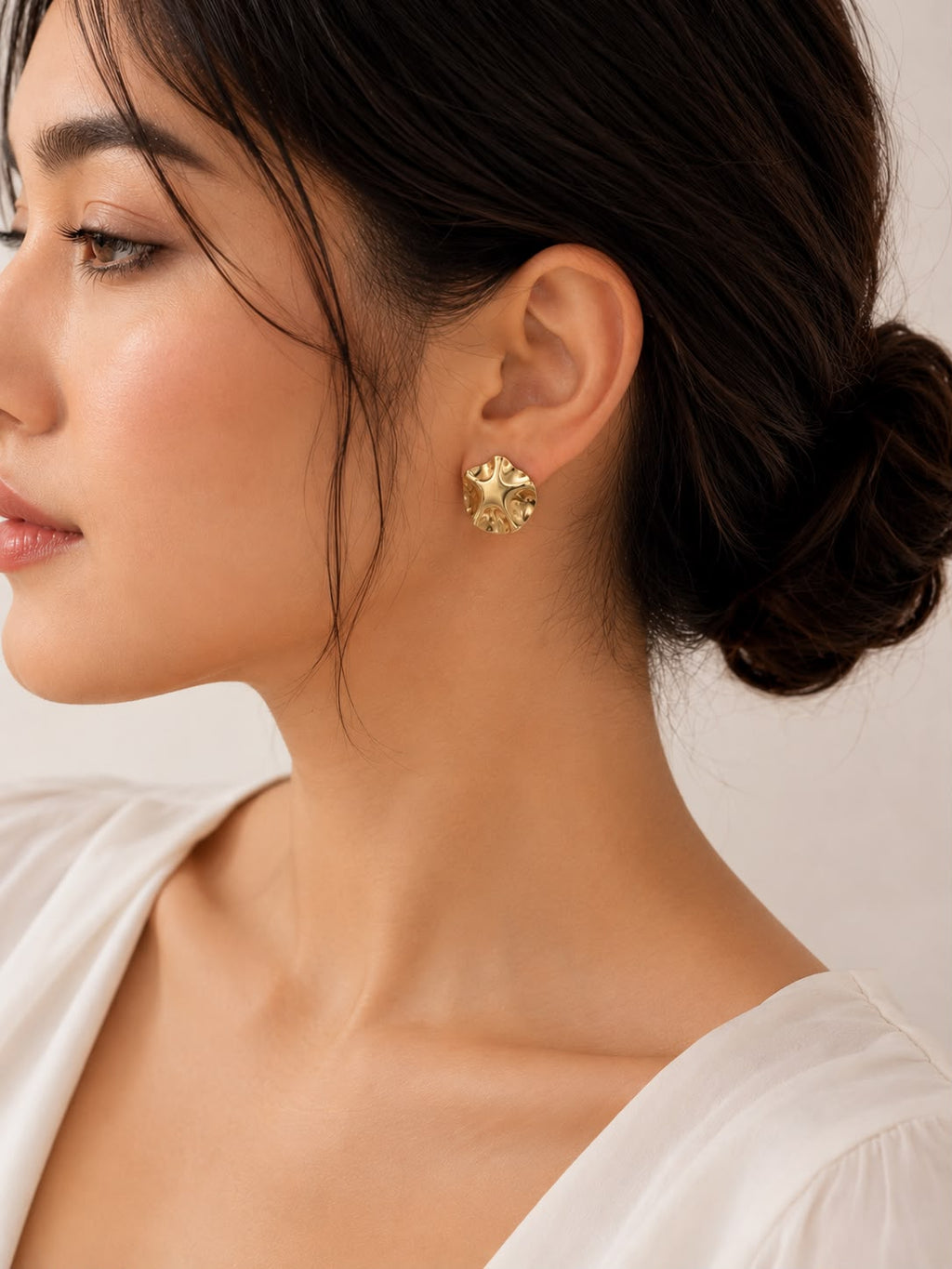Molten Star Stud Earrings