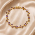 Amethyst Tulip Bracelet